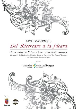 Concierto de música barroca Fundación Caja Rural Burgos Caja Viva