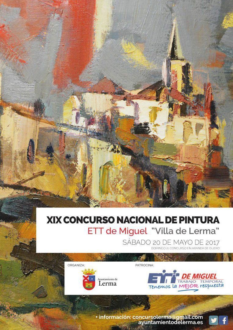 XIX CONCURSO NACIONAL DE PINTURA ETT de Miguel "Villa de Lerma"